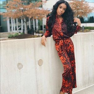 Leopard shirt and matching pants